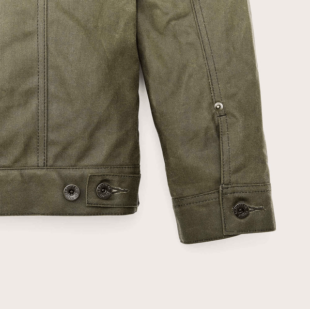 Filson Thin Cloth Short Lined Cruiser Military Green