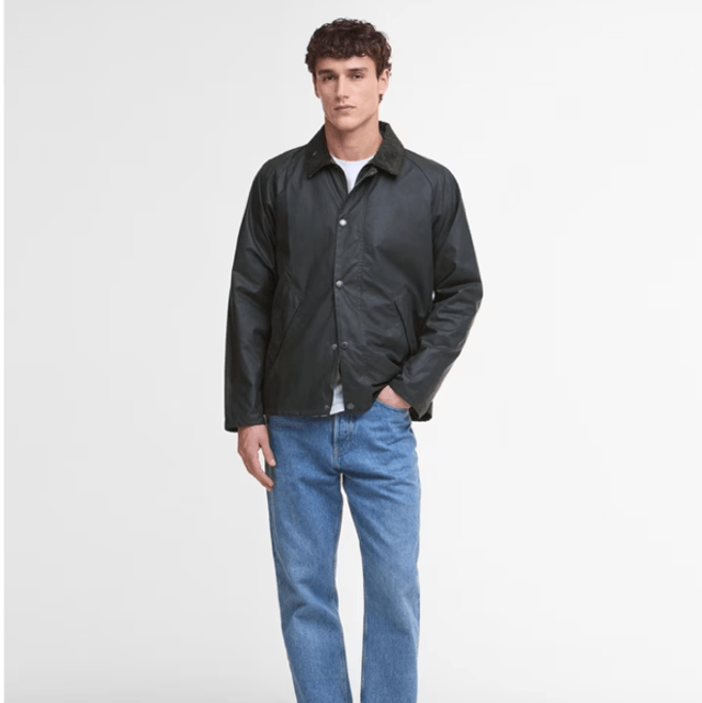 Barbour Tracker Wax Jacket Sage 