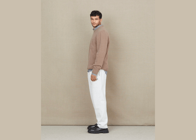 Chevignon Pull Pocket Wool Beige