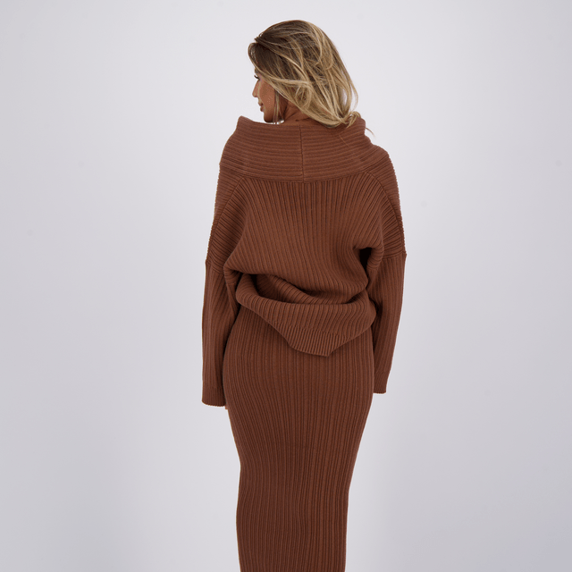 Reinders Kourtney Knit Sweater Cacao