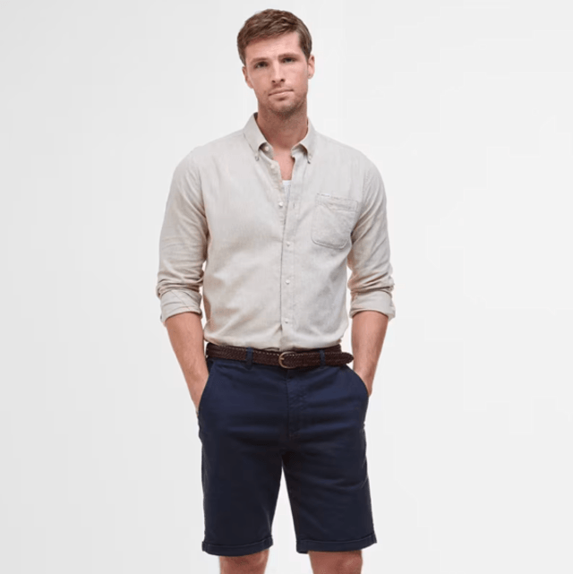 Barbour Nelson Tailored Men’s Shirt Stone 