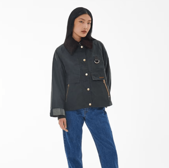 Barbour Catton Wax Jacket Sage Ancient 