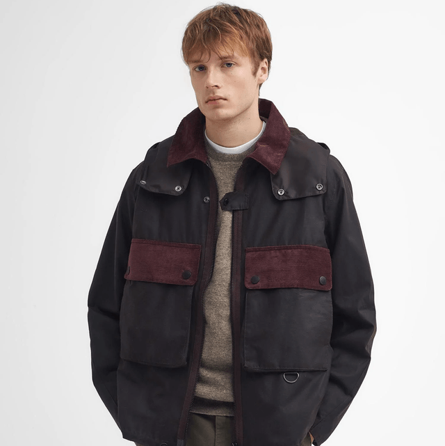 Barbour Re-Engineered Spey Waxed Jacket Rustic