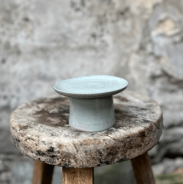 Kandelaar grijs blauw 