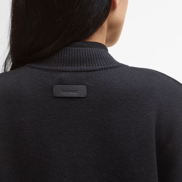 Barbour Milda Knitted Bomber Black