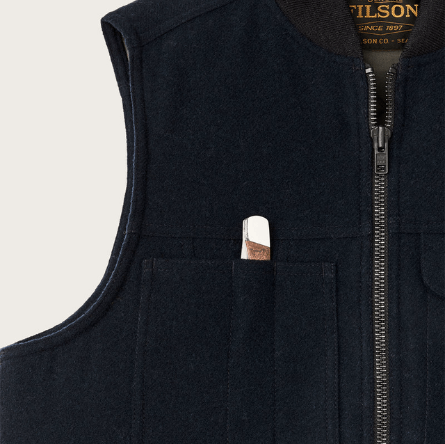 Filson Spokane Insulated Work Vest Navy