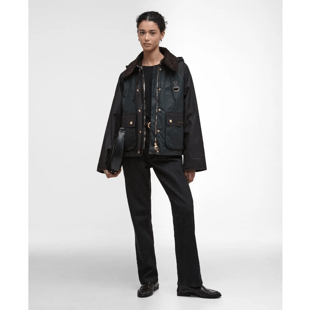 Barbour Reighton Wax Ladies Jacket Sage/Rustic/Ancient