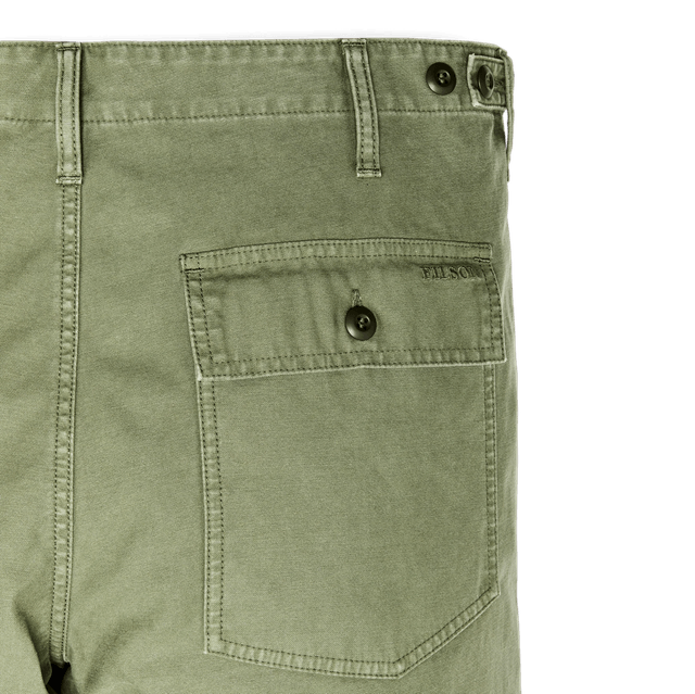 Filson Field Supply Pants Washed Fatigue Green