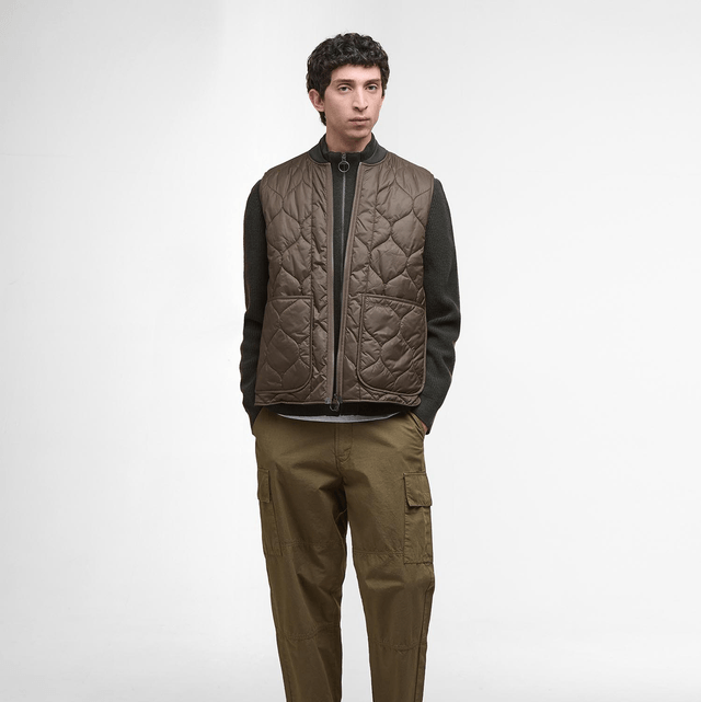 Barbour Re-Engineered Utility Liddesdale Gilet Dark Olive