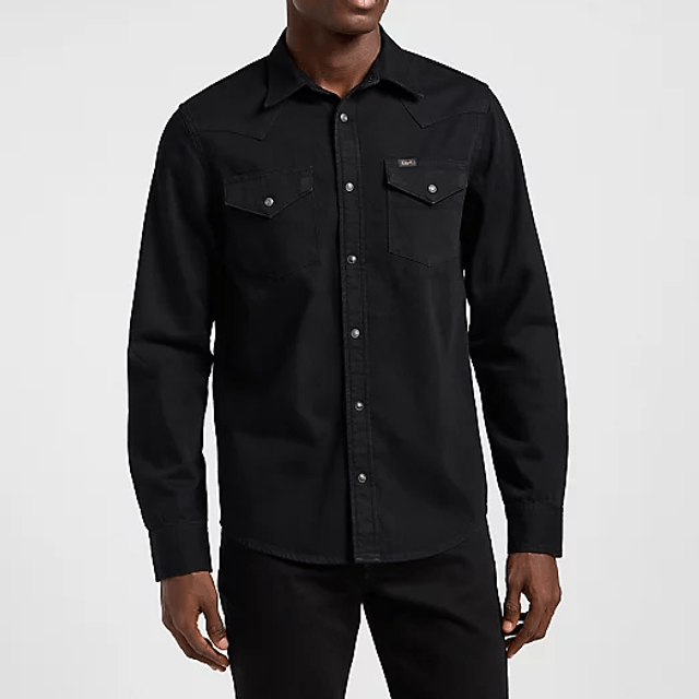 Lee Jeans Regular Western Shirt Black