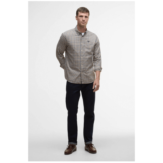 Barbour Finkle Tailored Gingham Shirt Copper 