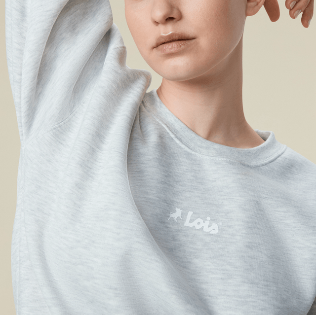 Lois Jeans Lio Sweater Light Grey Melange
