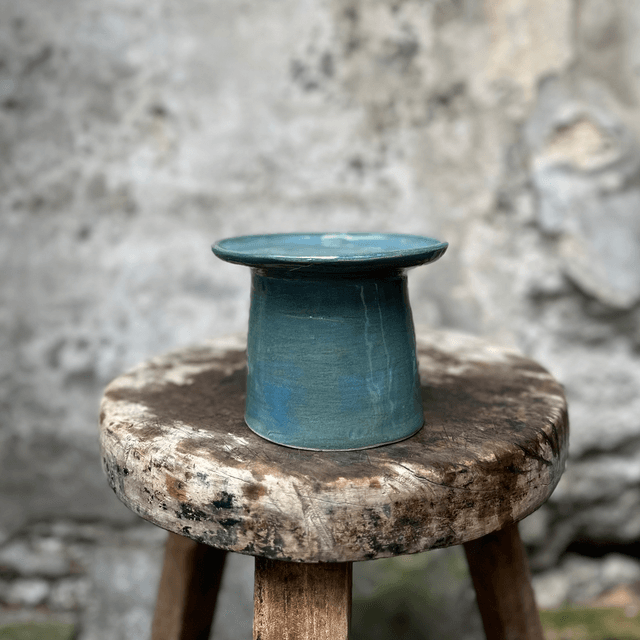 Kandelaar blauw 