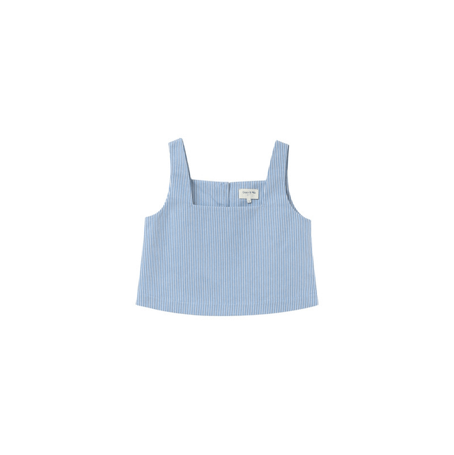 Top Stripe Blue