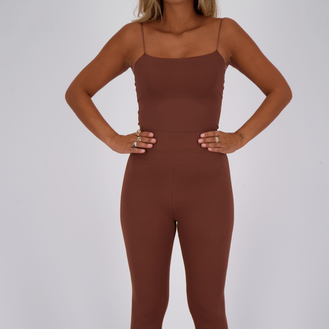 Reinders Seamless Crop Top Cacao