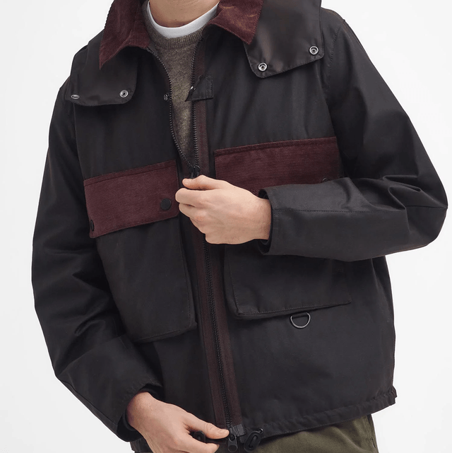 Barbour Re-Engineered Spey Waxed Jacket Rustic