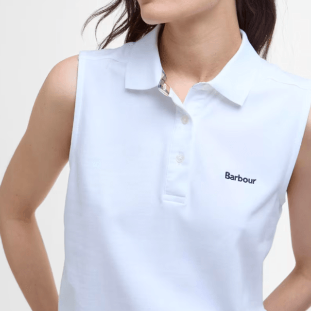 Barbour Bowford Sleevles Top White 