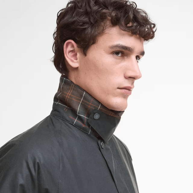 Barbour Tracker Wax Jacket Sage 