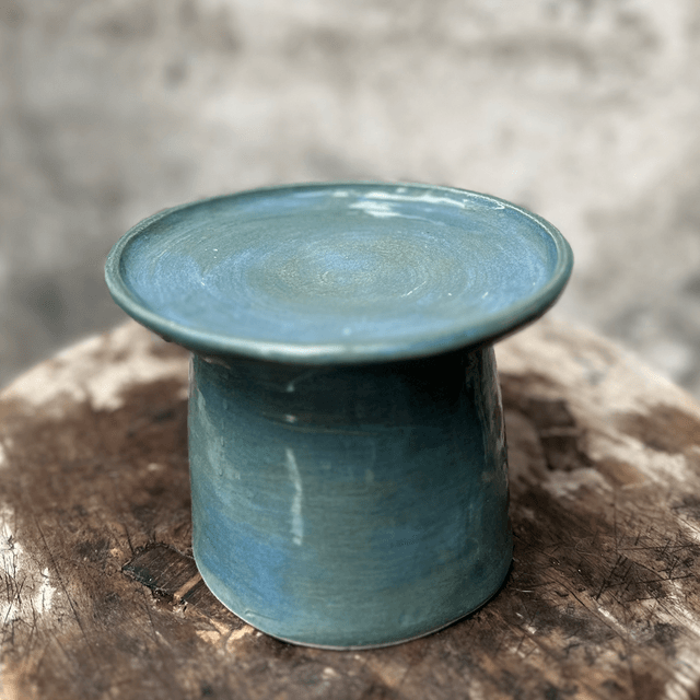 Kandelaar blauw 