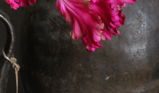 Silk-Ka Tulp Steel Paars Roze 