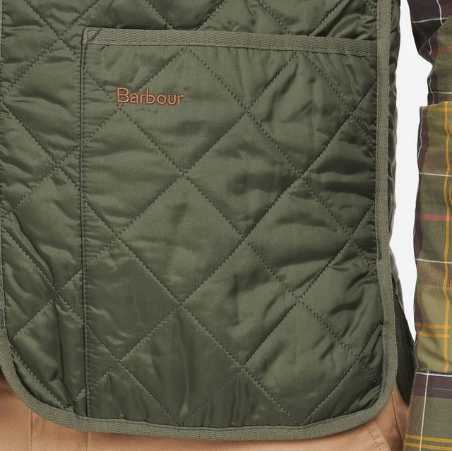 Barbour Quilted Waistcoat Zip Olive Classic