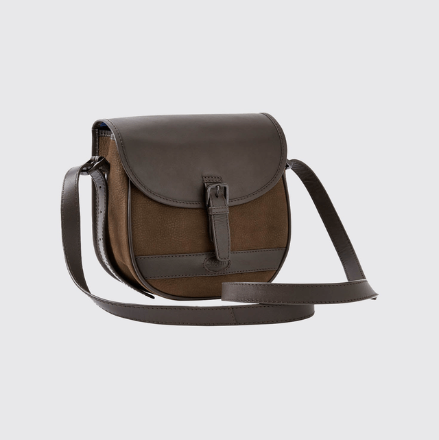Dubarry Clara Ladies Leather Saddle bag - Walnut