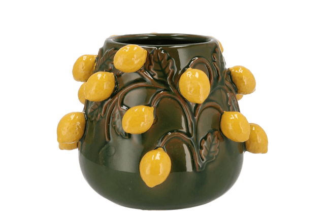 Fruit lemon green pot 