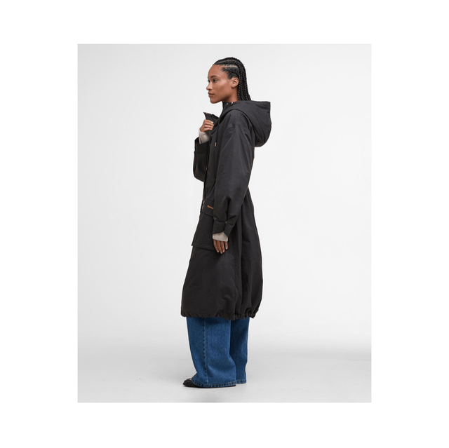 Barbour Dena Showerproof Jacket Black Classic Tartan