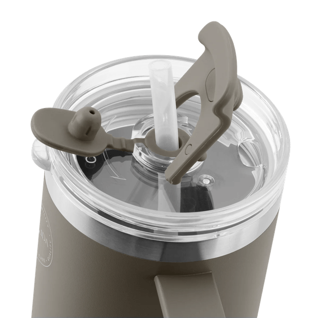 Thermo Cup with Straw Driftwood 885ML
