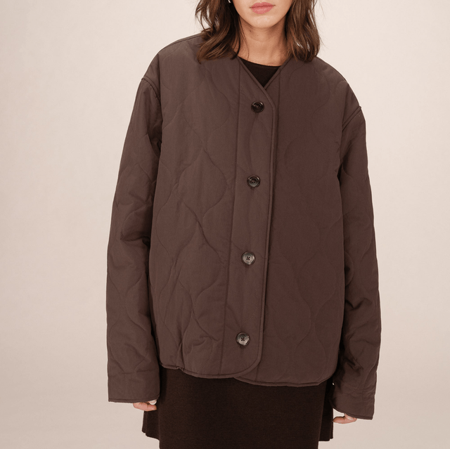 Shania Puffer Jacket Chocolate 