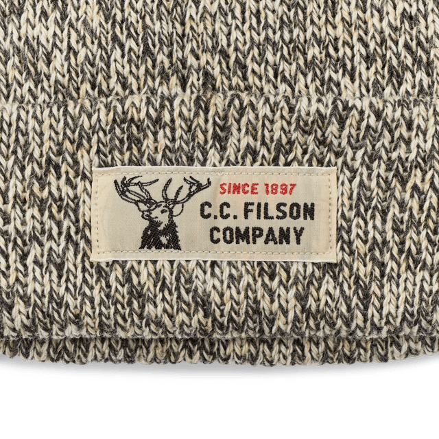 Filson Lined Ragg Wool Beanje Charcoal Heater 
