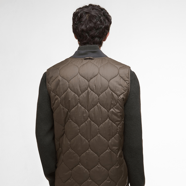 Barbour Re-Engineered Utility Liddesdale Gilet Dark Olive