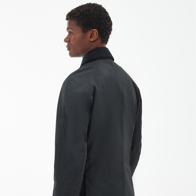 Barbour Ashby Waxed Jacket Black Classic