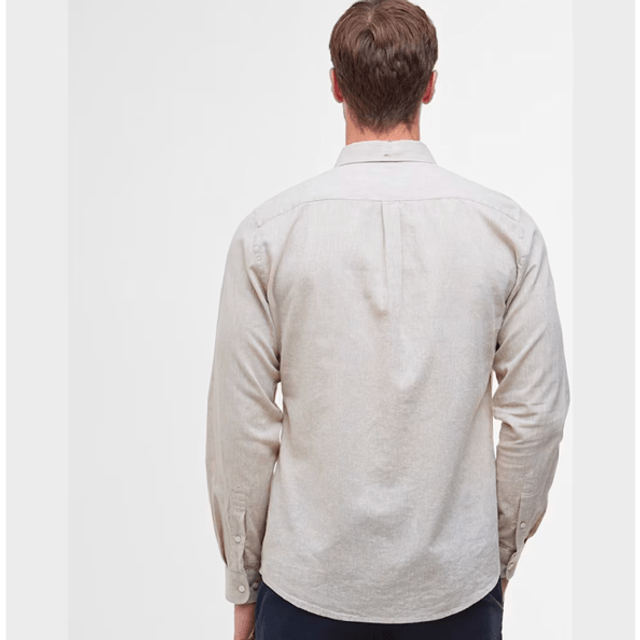Barbour Nelson Tailored Men’s Shirt Stone 
