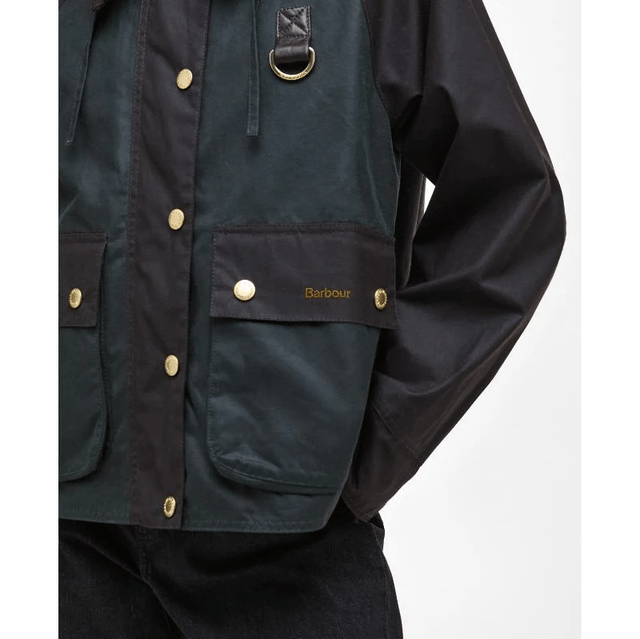 Barbour Reighton Wax Ladies Jacket Sage/Rustic/Ancient