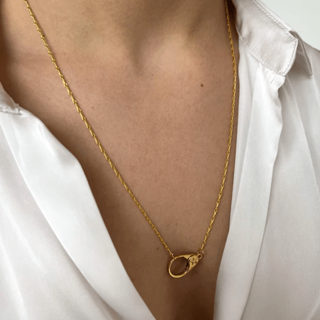 Fine Necklace Star Clasp