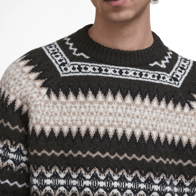 Barbour Hase Fair Isle Crew Neck Jumper
