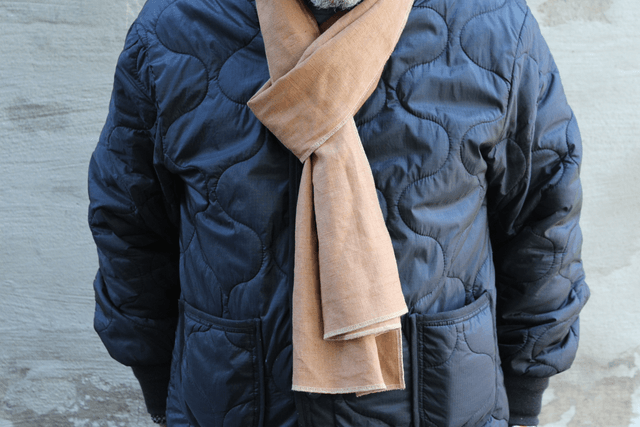 Clement - Linnen Sjaal Brown L 