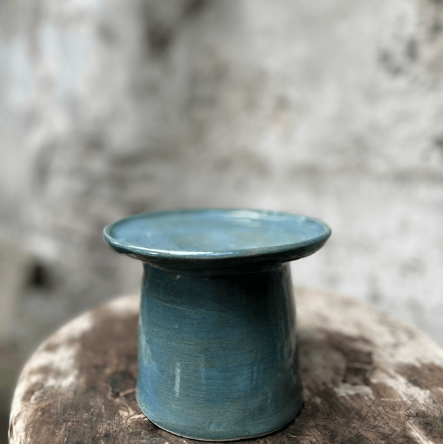 Kandelaar blauw 