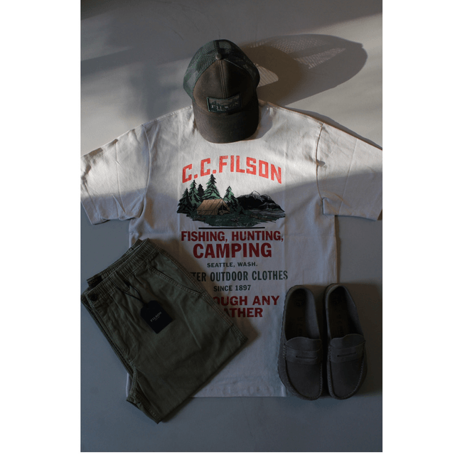 Filson Oakville Canvas Pants Slate Olive