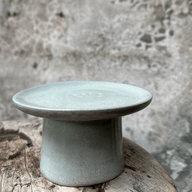 Kandelaar grijs blauw 