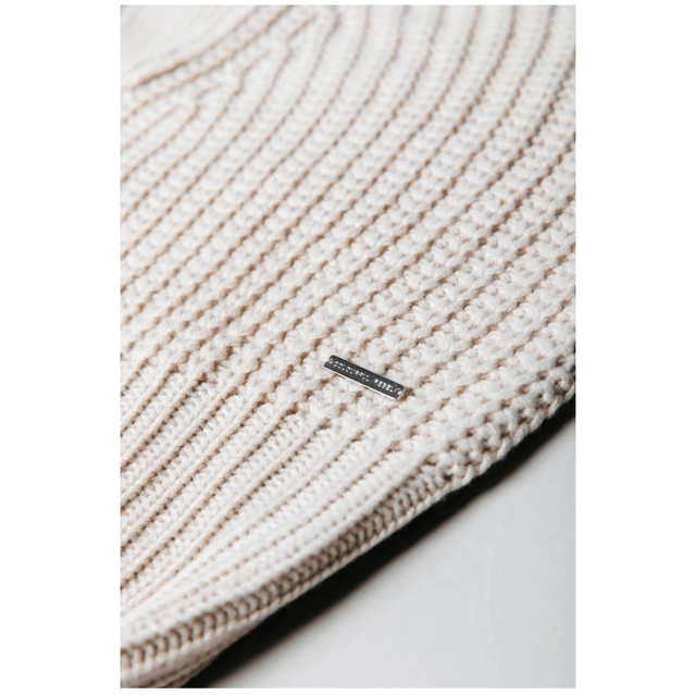 Yfke Knitwear Zip Pullover Fog Beige