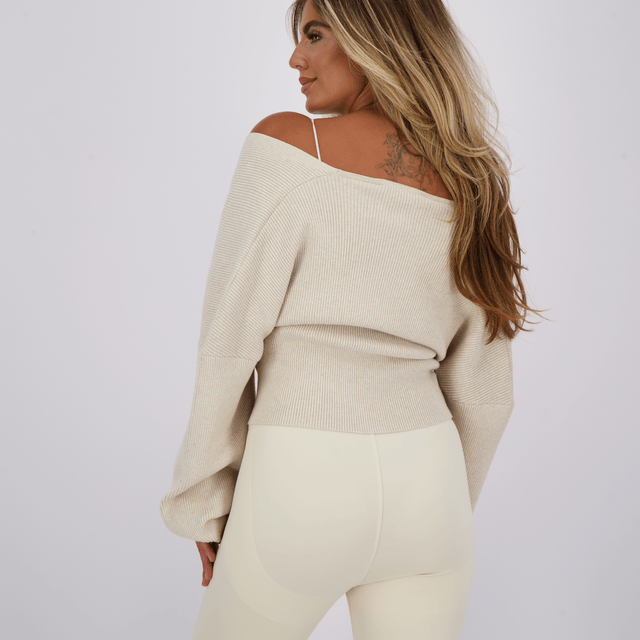 Reinders Savanna Knit Top Creme 