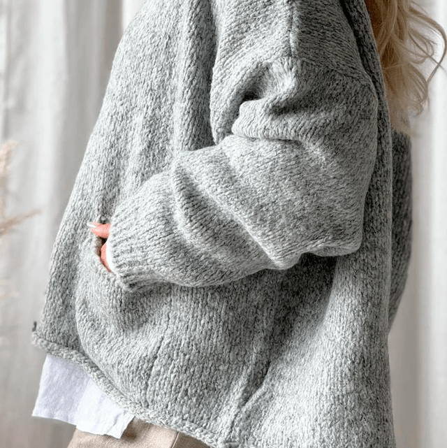 Dash Cardigan Pearl Grey