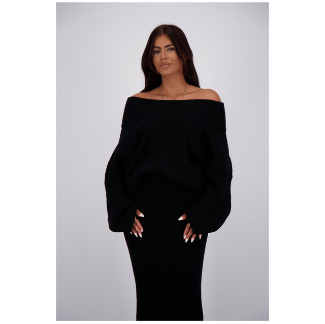 Reinders Kourtney Knit Dress True Black