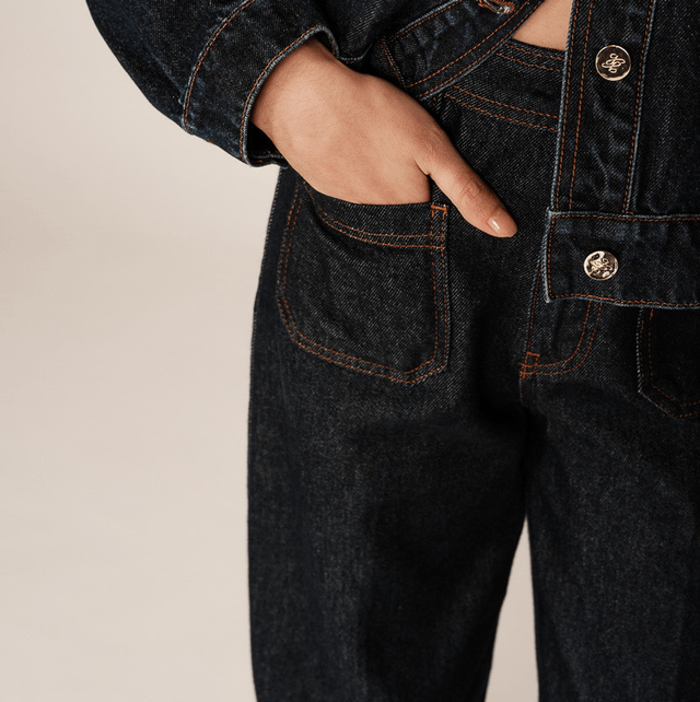 Dark Blue Jeans June