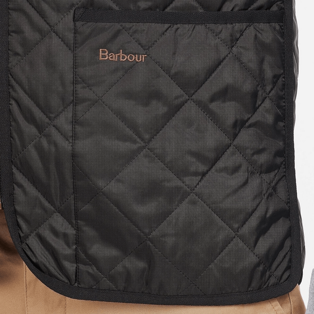 Barbour Quilted Waistcoat Zip Black
