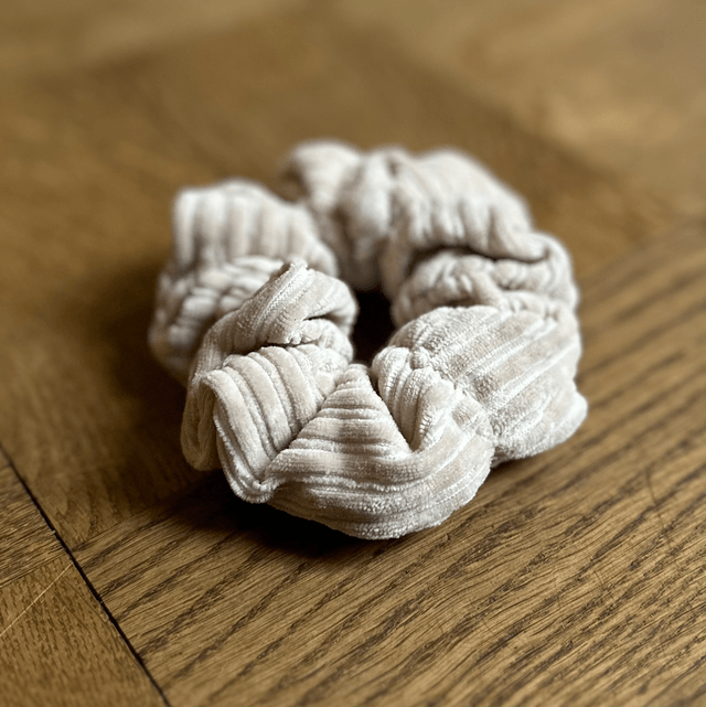 Sandy Corduroy Scrunchie