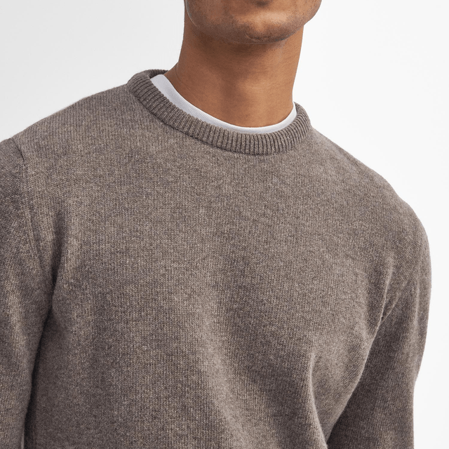 Barbour Holden Crew Neck Sweater Military Marl