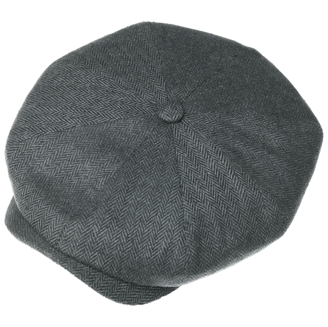 Hatteras Zijde Flat Cap Grey